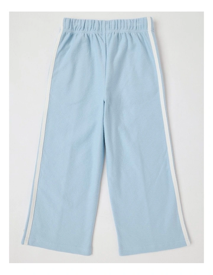 Wide Leg Trackpant in Blue image 3