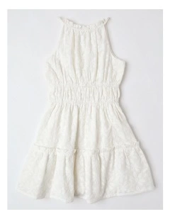 Broderie Top in White