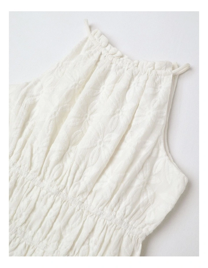 Broderie Top in White image 2