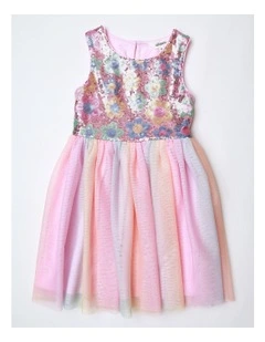 Tutu Dress in Rainbow