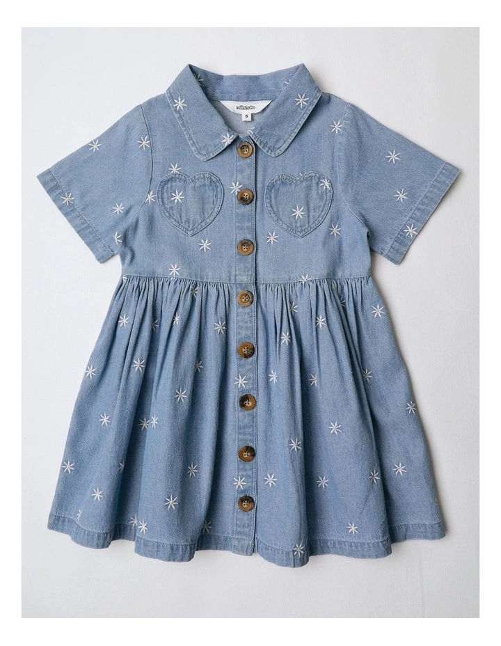 Shirt Dress in Denim image 1