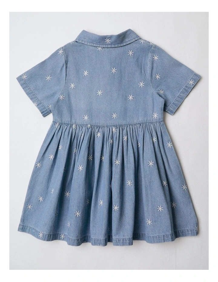 Shirt Dress in Denim image 3