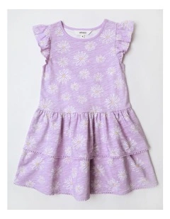 Daisy Jersey Dress in Lilac