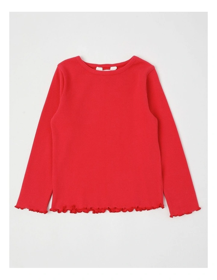 Denim Pinafore & Tee Set in Dark Denim image 4