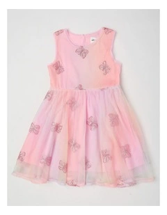 Tutu Sequin Party Dress in Butterfly/Rainbow