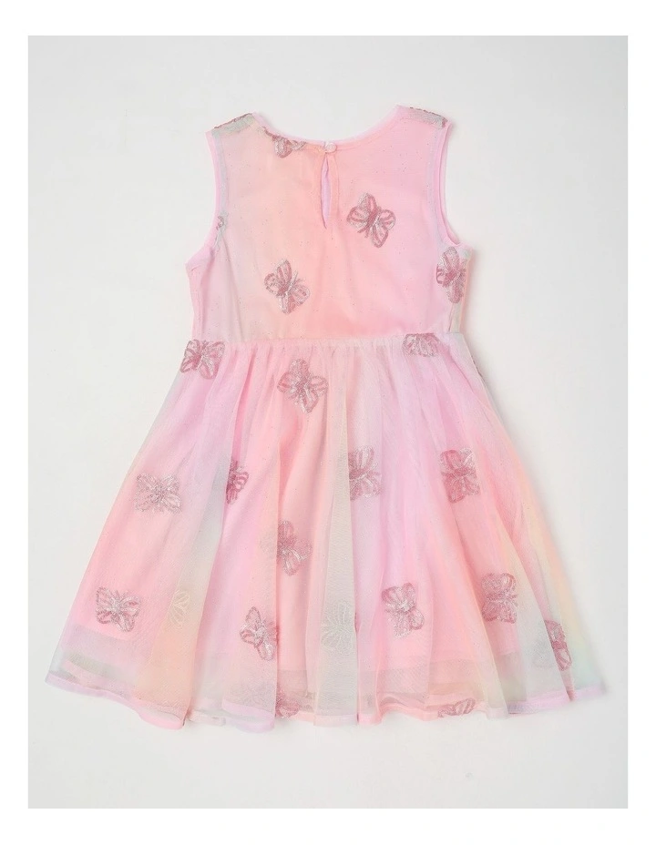 Tutu Sequin Party Dress in Butterfly/Rainbow image 3