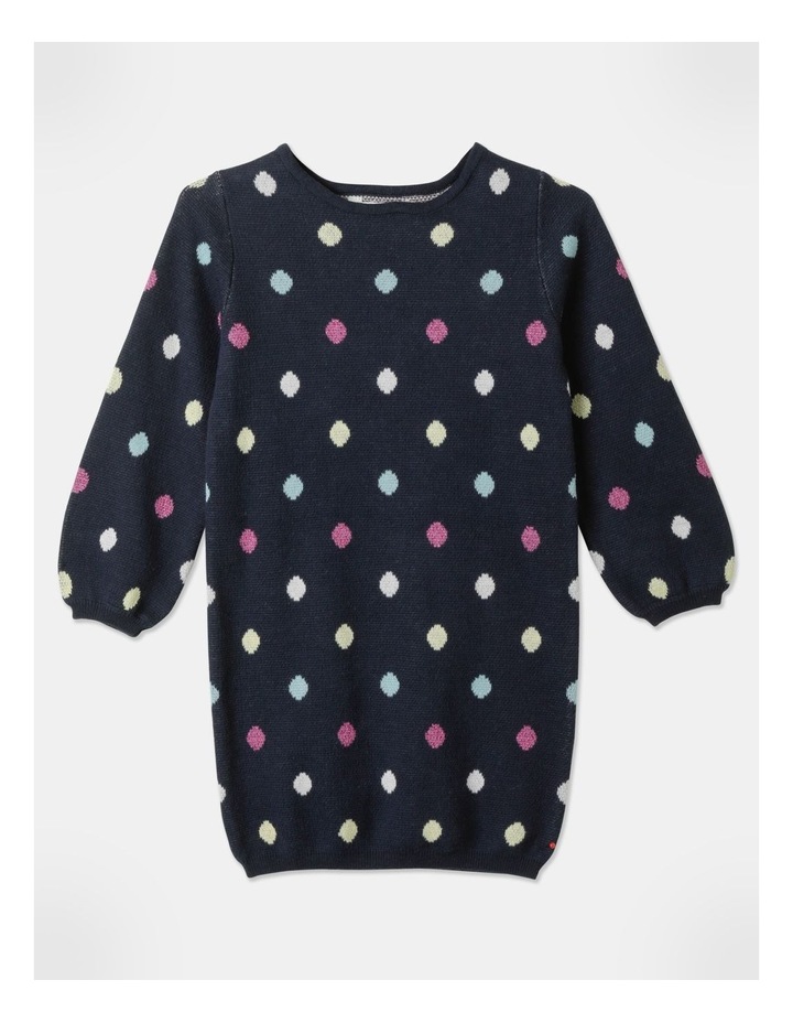 Lurex Knit Dress With Bishop Sleeve