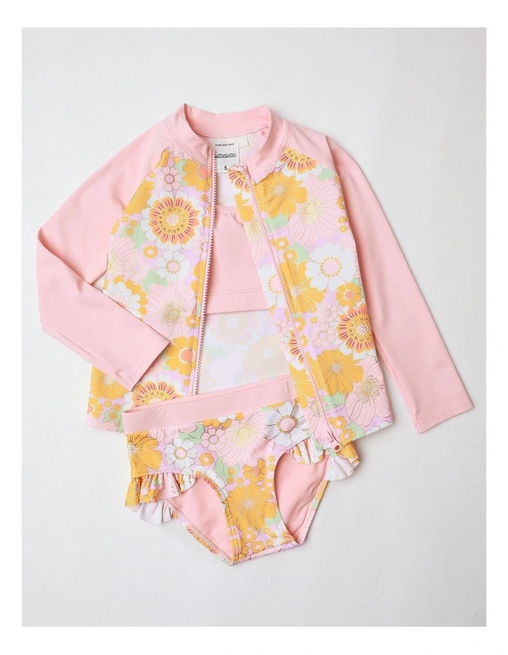 3 Piece Swim Set in Pink image 1