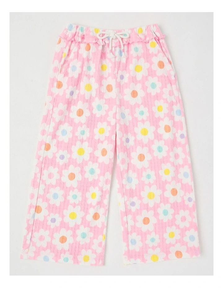 Long Sleeve Sweat Top & Pant Set in Yellow/ Daisy image 4
