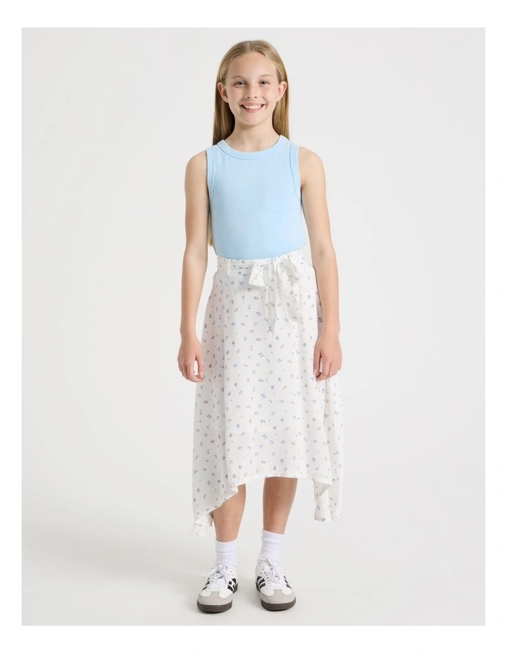 Sunday Club Basic Rib Tank in White image 2