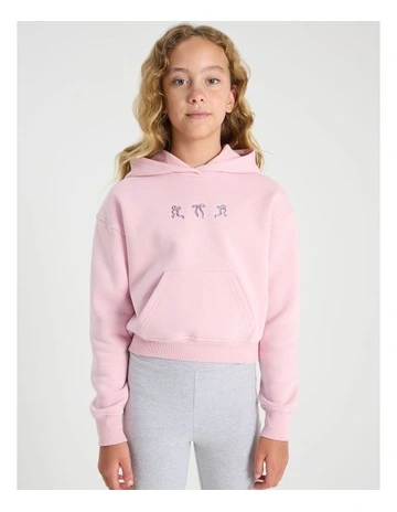 Essentials Pull Over Hoodie in Pink