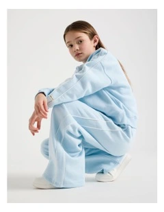 Sunday Club Oversized Crew Sweat in Light Blue