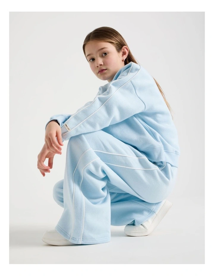 Sunday Club Oversized Crew Sweat in Light Blue image 1