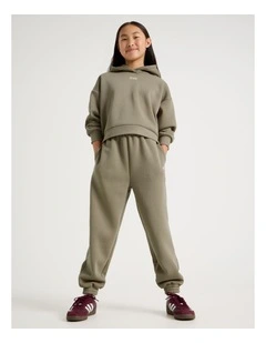 Sunday Club Super Luxe Oversized Hoodie in Washed Brown