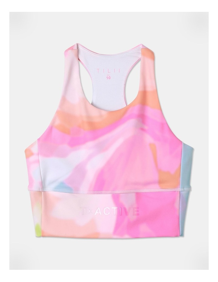 Txactive Long Racer Back Sports Bra in Rainbow
