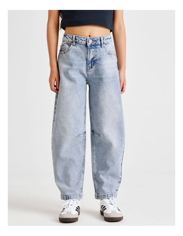 Chloe Barrel Jean in Light Denim image 2