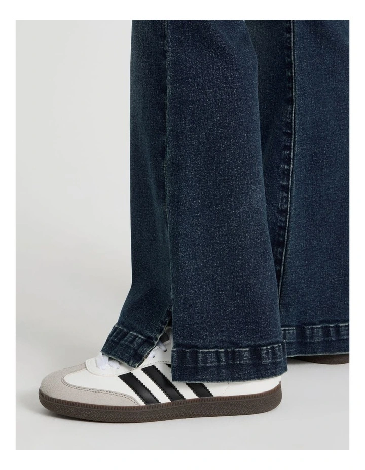 High Rise Flare Jeans in Vintage Denim image 6