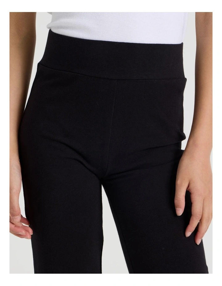 Flare Legging in Black image 2