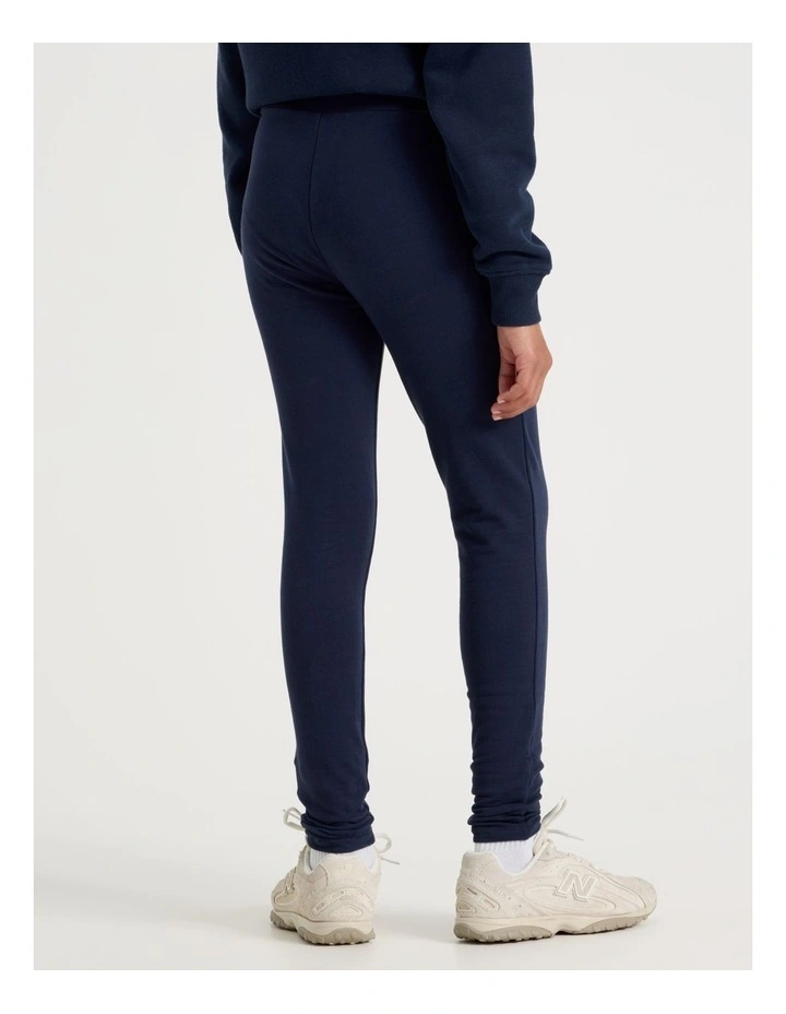 Fleece Lined Legging in Navy image 5