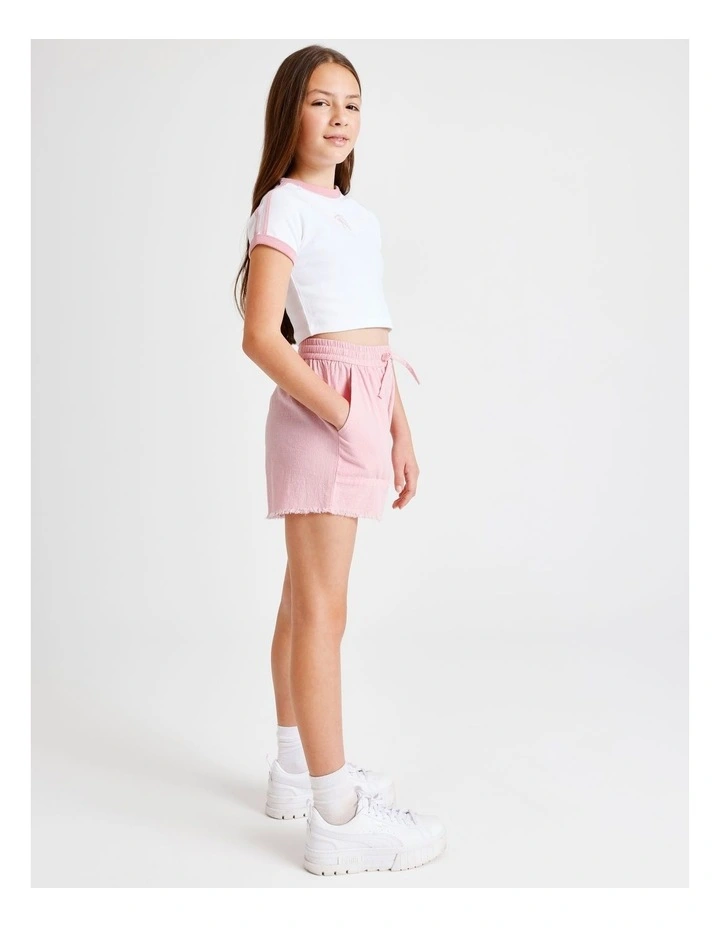 Essentials Linen Short in Dusty Pink image 4