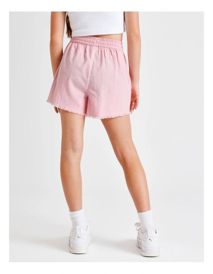 Essentials Linen Short in Dusty Pink image 5