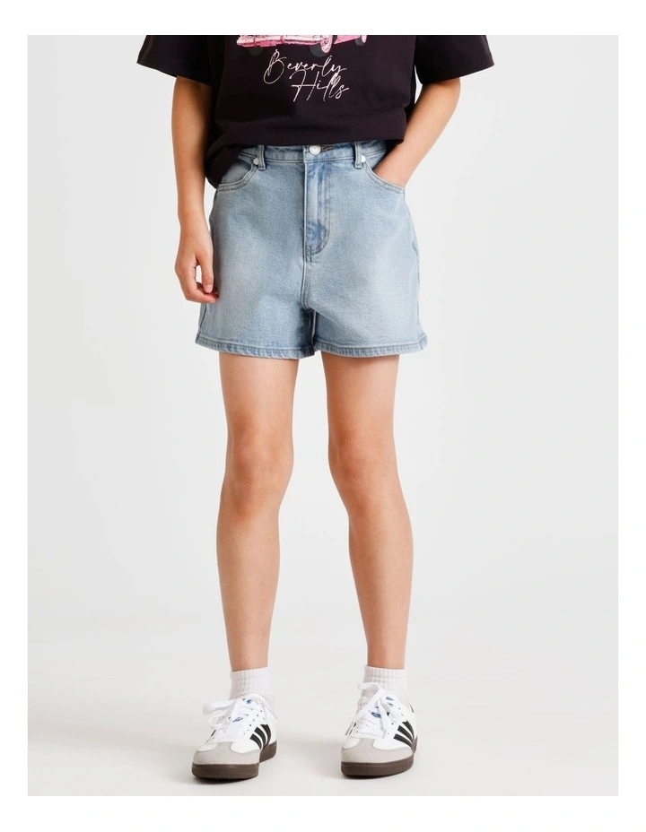 Olivia Denim Short in Light Wash image 2