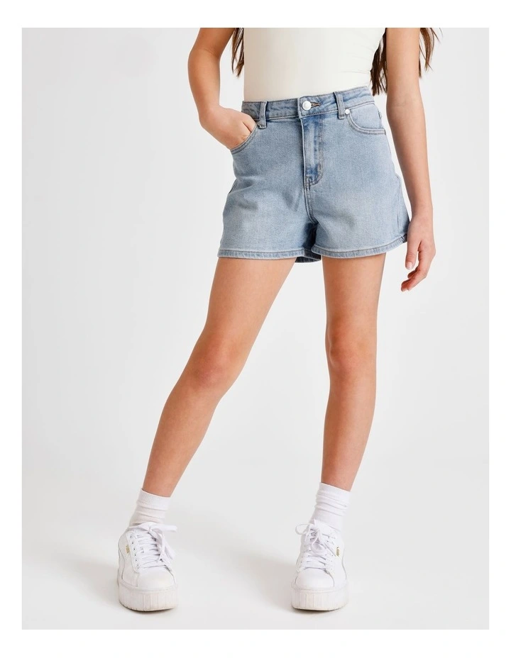 Olivia Denim Short in Light Wash image 2
