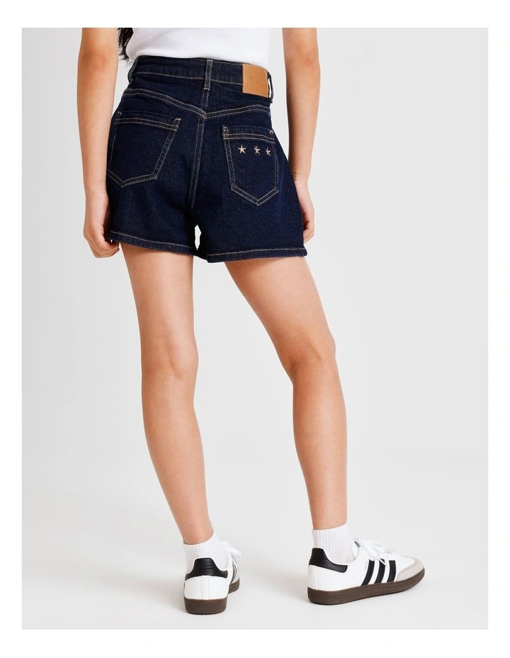 Olivia Denim Short in Indigo image 5
