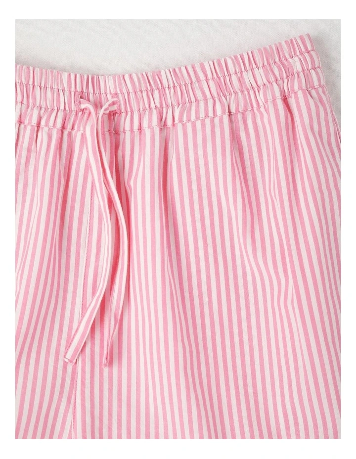 Poplin Shorts with Pin Stripes in Pink image 2