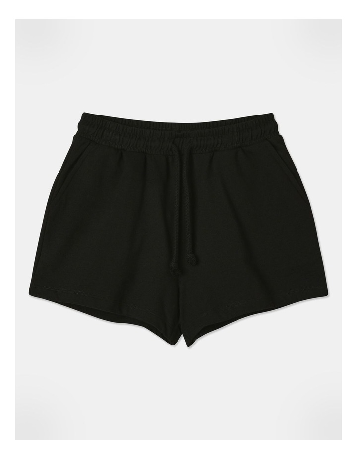 French Terry Short in Black