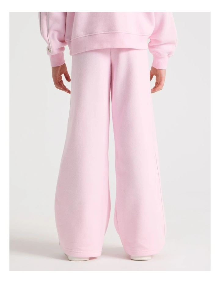 Sunday Club Straight Leg Trackpants in Pink image 4