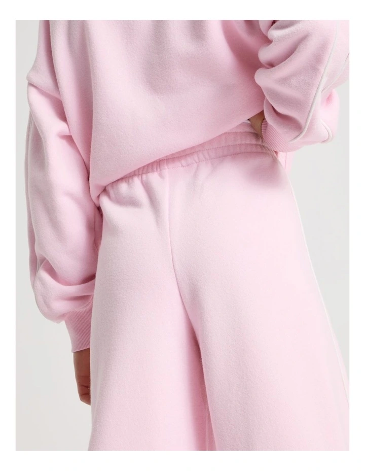 Sunday Club Straight Leg Trackpants in Pink image 5