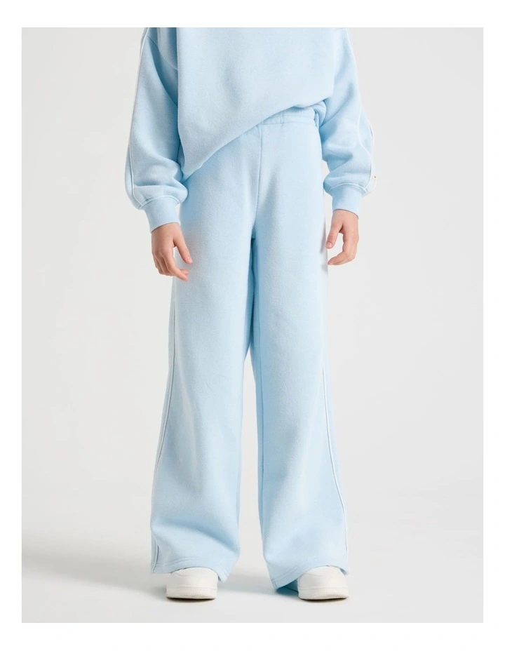 Sunday Club Straight Leg Trackpants in Blue image 2