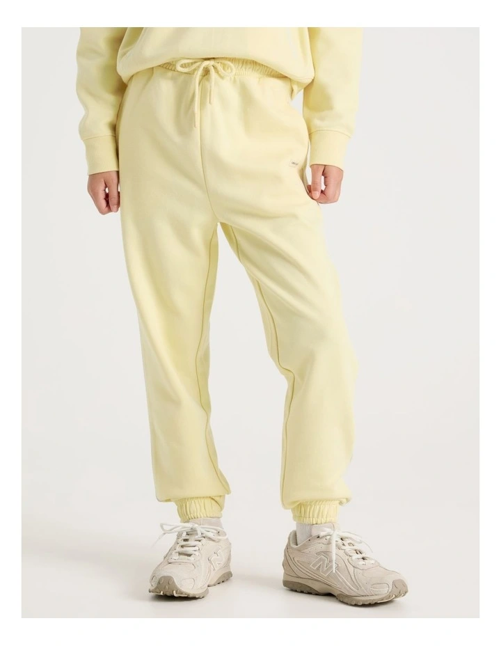 Sunday Club Baggy Trackpant in Lemon image 2
