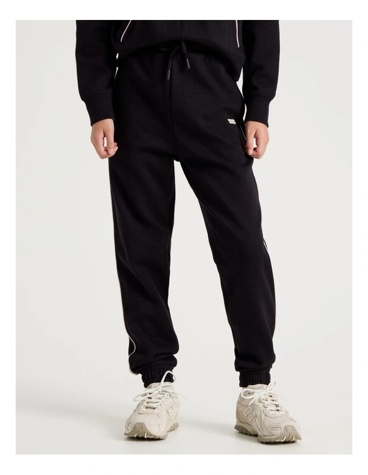 Sunday Club Baggy Trackpant in Black image 2