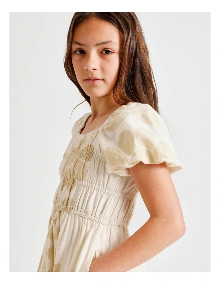 Sleeveless Linen Maxi with Bow Back Detail in Natural image 2