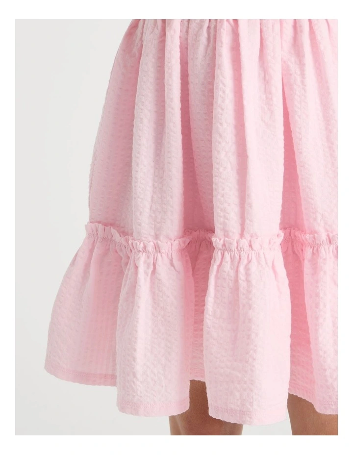 Rib Tank Seersucker Dress image 4