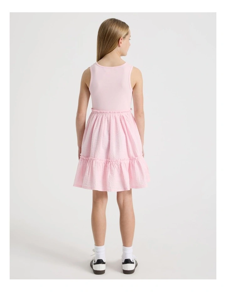 Rib Tank Seersucker Dress image 5