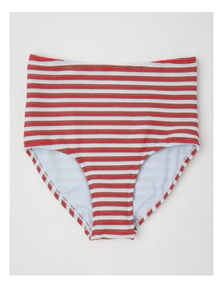 Tankini Set with Ties on Side in Stripe/Assorted image 5