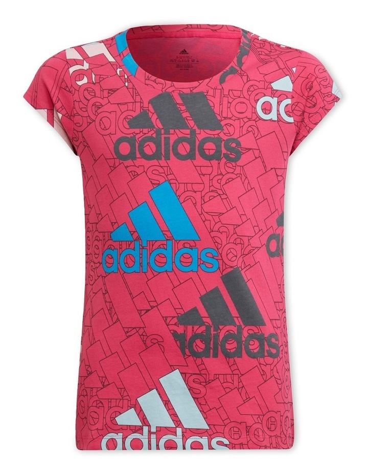 Essentials Brand Love Print T-Shirt In Pink