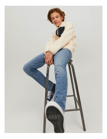 Glenn Original Slim Denim Jeans in Blue Denim
