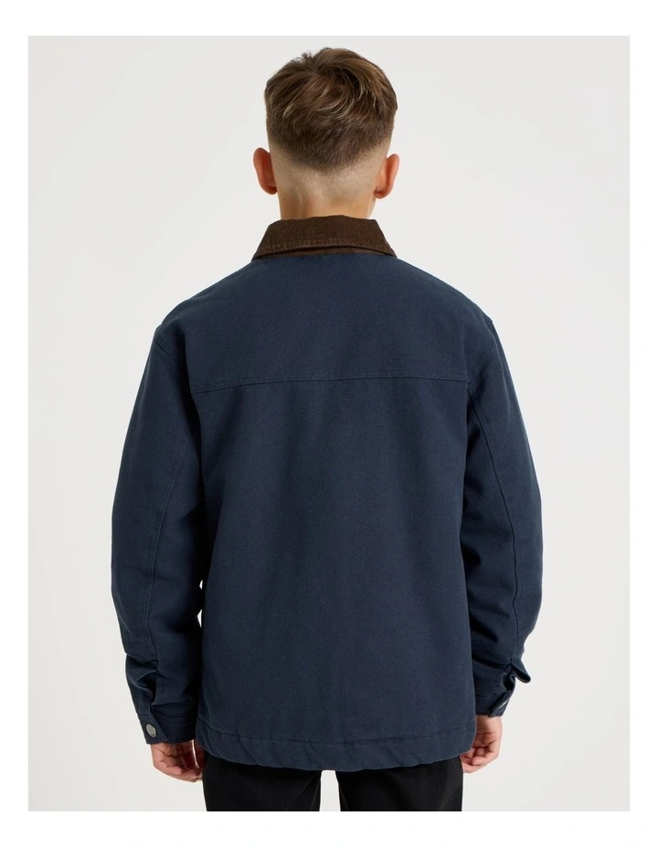 Barn Jacket in Navy image 7