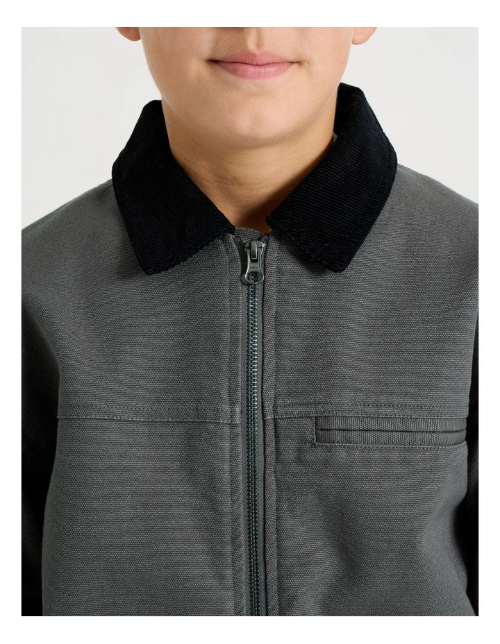 Barn Jacket in Black image 6