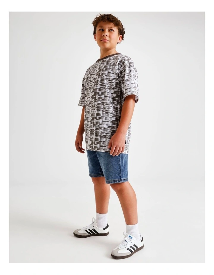 All Over Print Tee in Grey image 3