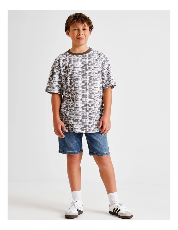 All Over Print Tee in Grey image 5