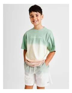 Essentials Print Tee in Ombre