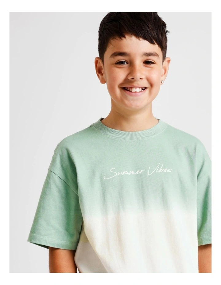 Essentials Print Tee in Ombre image 3