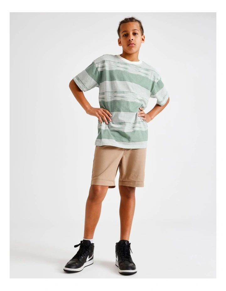 All Over Print Tee in Green image 4