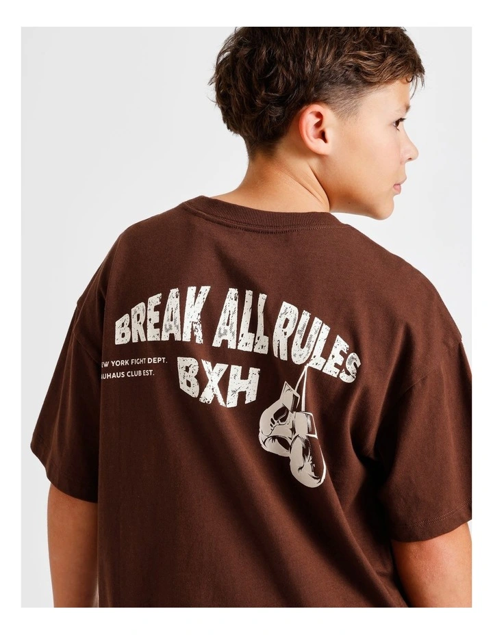 Graphic Tee in Brown image 6