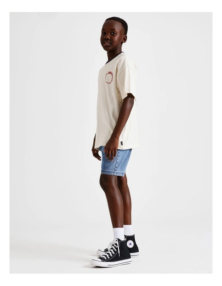 Graphic Tee in Ecru image 7